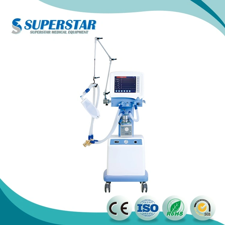 Recuperación de energía de China Tienda en línea vertical de la ICU Respirador médico máquina S1100