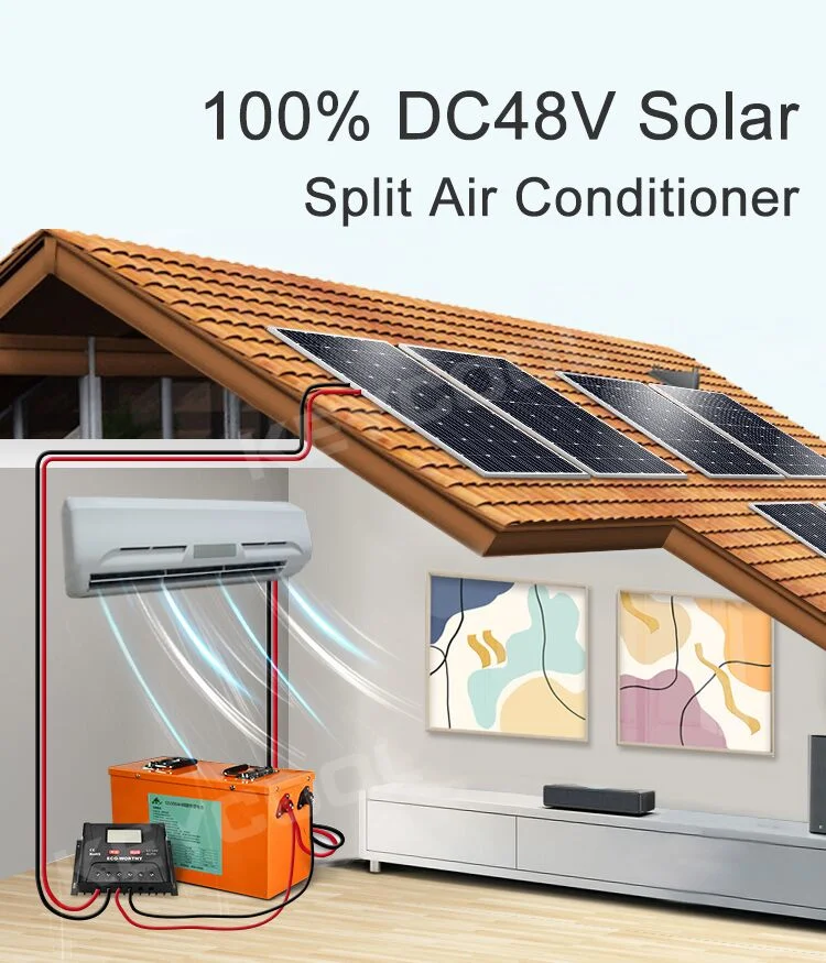 12000BTU 18000BTU Acdc off Grid on Grid 100% Solar Room Air Conditioner