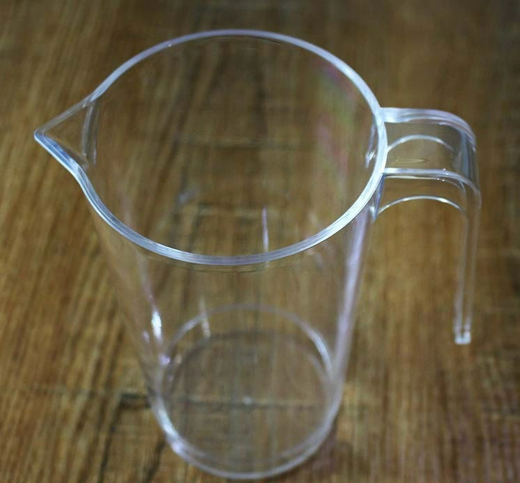 670ml 22.4oz BPA Free Food Grade Plastic Clear Beer Pitcher Plastic Beer Jug for Bar Water Household