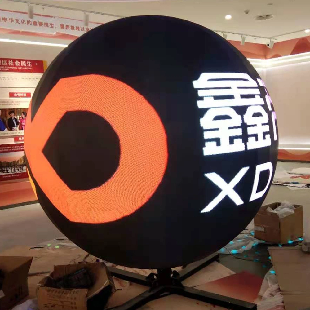 P8 гибкая сферическая круглая светодиодная видеостена для рекламы со светодиодной подсветкой Гибкий бесшовный светодиодный дисплей