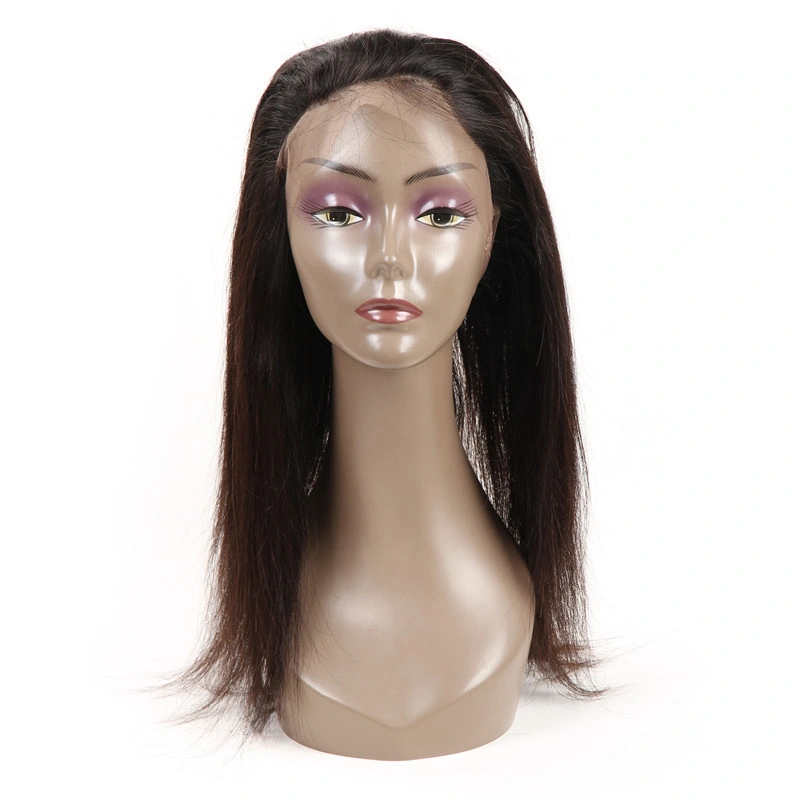 360 Lace Front Wig Hair Pieces Top Swiss Lace Frontal Straight Peruvian Virgin Human Hair Wigs