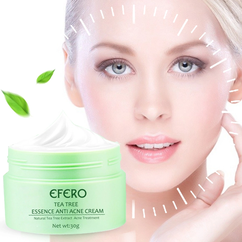 Tea Tree Acne Creme Hidratante cicatrizes cabeça negra extracção tratamento para acne pele creme embranquecimento gelado creme facial cuidado da pele