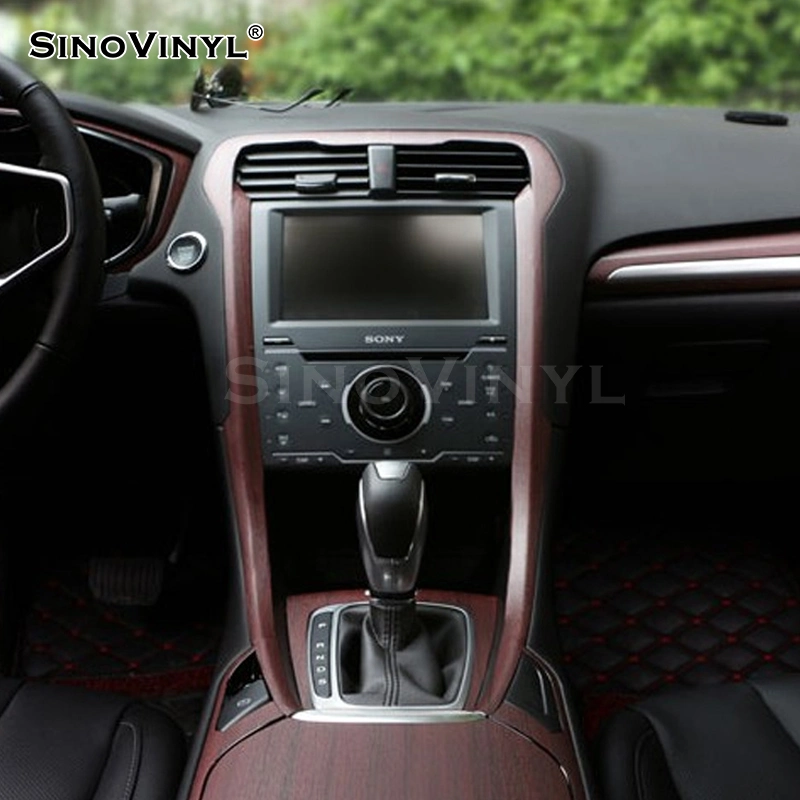 SINOVINYL Auto Decoration Wood Grain Vinyl Wrap Wholesale/Supplier Self Adhesive Car Sticker Film