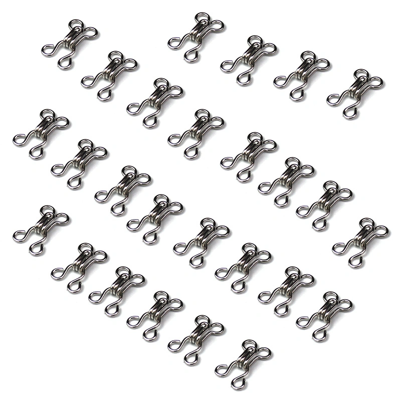 Wholesale/Supplier Japan Quality Bra Hook and Eye Accessories Small Collar Hooks Metal Bra Sewing Hook and Eye for Bag