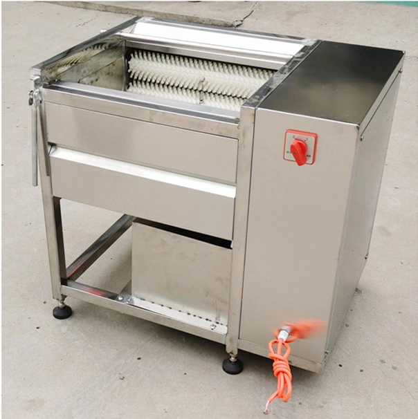 High Efficient Cassava Washing and Peeling Machine/Brush Roll Vegetable Peeler and Washer