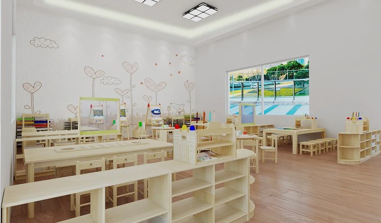 Wholesale/Supplier Original Factory Children Kindergarten Kids Cabinet Furniture,Baby Wood Furniture, Preschool Tables and Chairs,School Student Classroom Cabinet Furniture