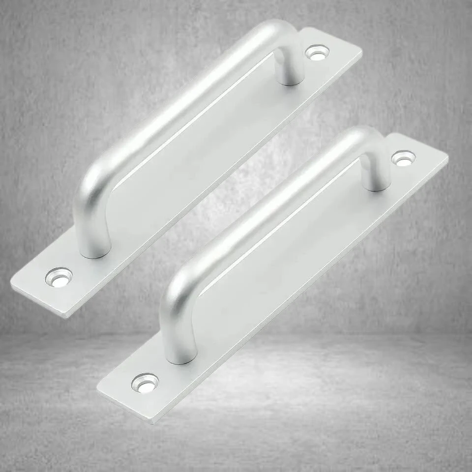 Quality Tempered Glass Pull Stainless Steel S Type Glass Door Handle Furniture Handle