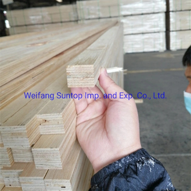 Melamine WBP Phenolic Glue Radiata Pine LVL for Furniture Construction Pallet Usage