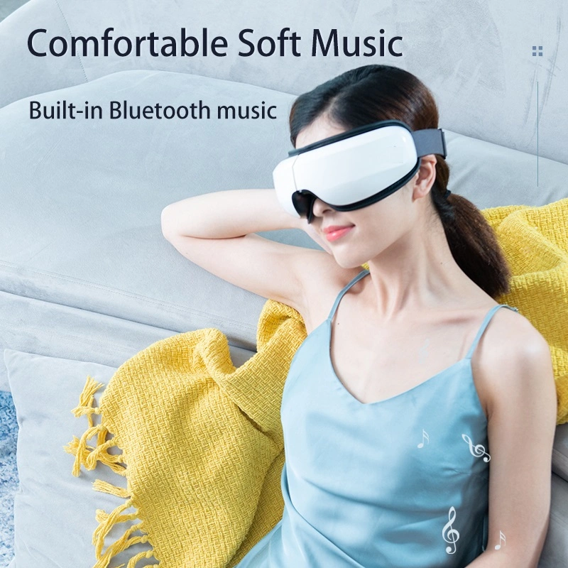 505 High quality/High cost performance Air Compression Pressure Eye Massager Vibration Heat Relaxing Music