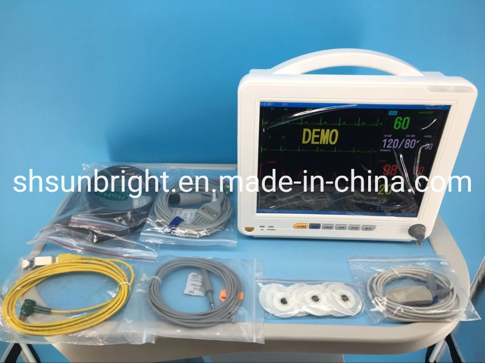 Hospital ICU Patient Monitor Multi Patient Monitor with Lithium Battery