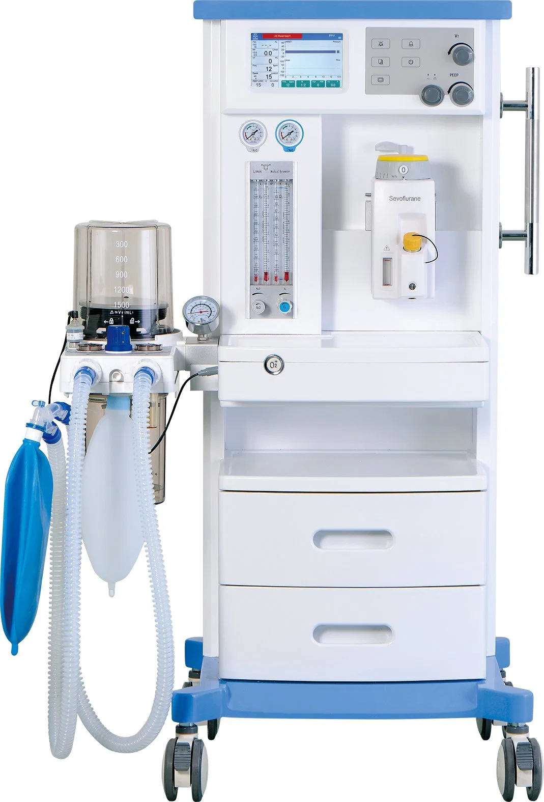 Mn-An001 Anesthesia Machine with Ventilator Hospital Clinics Instrument Medical Equipment Operation Room Surgical Veterinary Anesthesia Machine