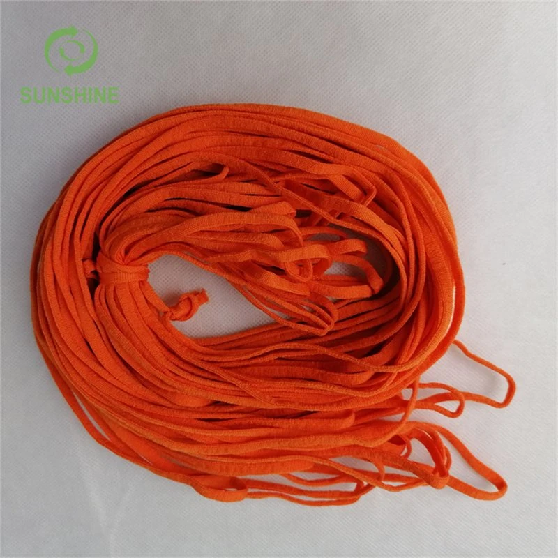 3mm-5mm Round/Flat Elastic Band Earloop for Mask KN95 FFP2