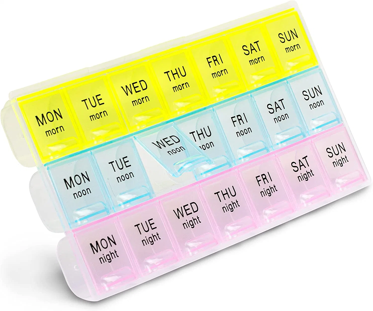 3 Times a Day Weekly Daily Pill Organizer