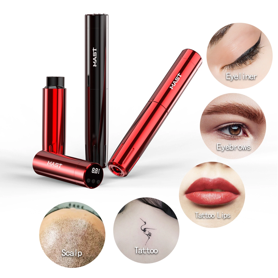 Corps permanent sans fil de stylo tatouage Mast Y22 sourcil