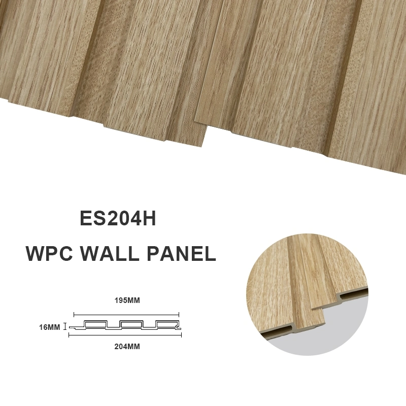 ديكور داخلي من اللوحة الداخلية Prold WPC WPC Wall Panel مقاومة للماء والحطب خشب صلب اللوحة