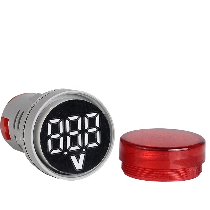 Digital AC Voltmeter Voltage Meter Ad16-22dsv 50-500V 22mm LED Indicator Signal Warning Light Lamp