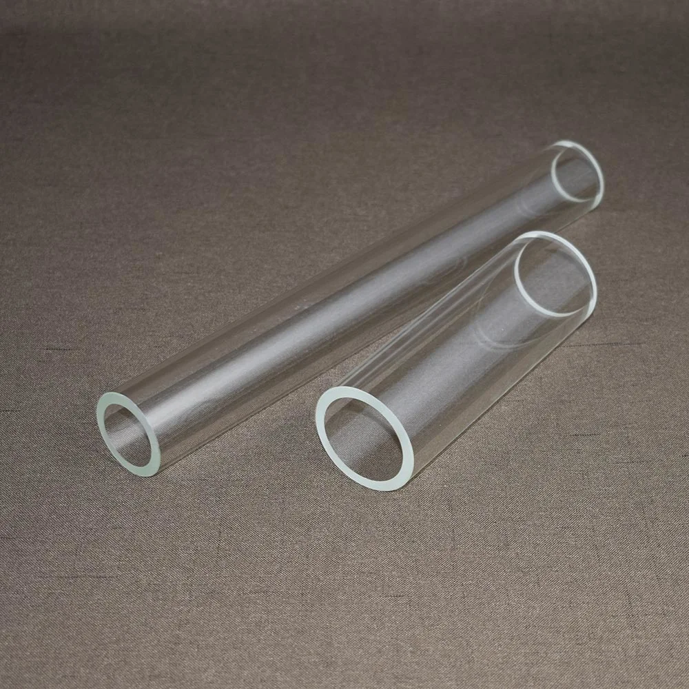 Filtre UV Transparent Tube de quartz de verre pour lampe UV Laser avec filtre infrarouge Tube de quartz