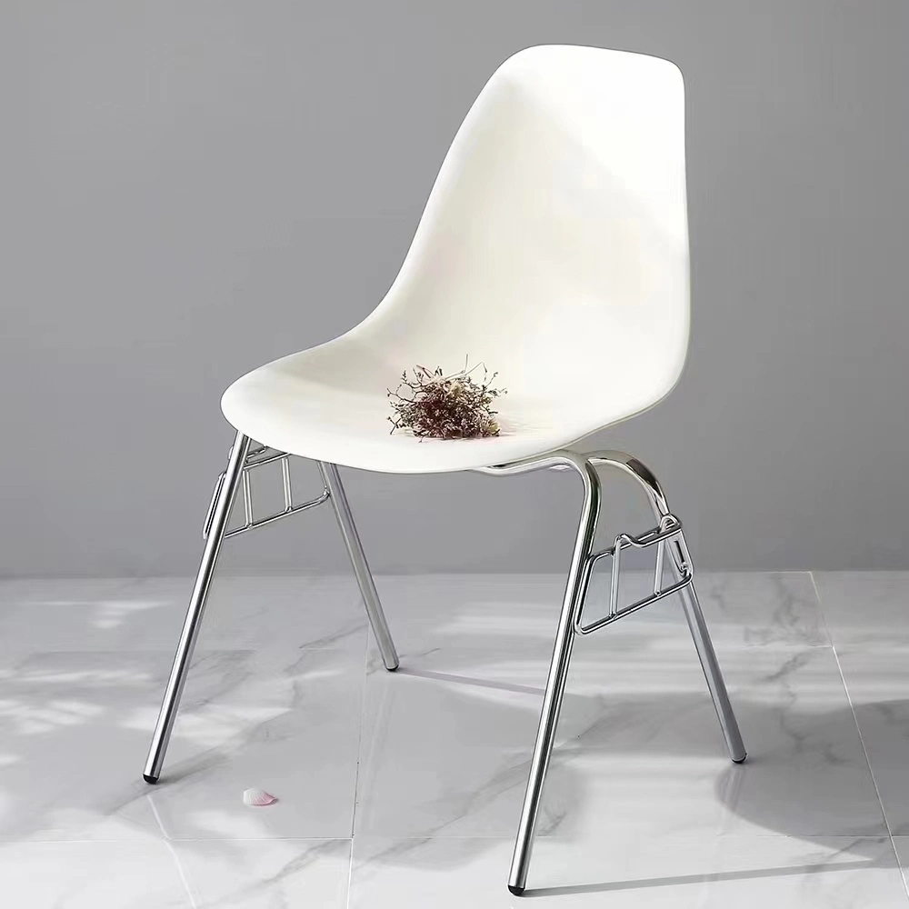 Sala de jantar mobiliário para casual plástico PP cadeira lazer barato Cadeira de jantar moderna e minimalista
