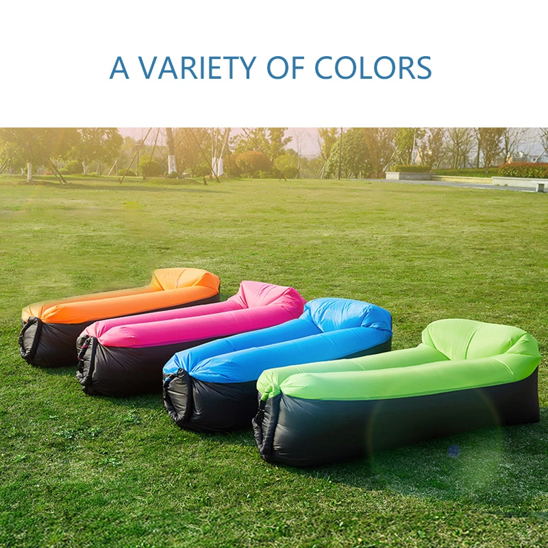 Folding Fast Inflatable Sofa Camping Air Sofacamping Inflatable Cushion Outdoor Beach Inflatable Bed