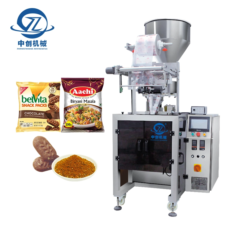 Zhongchuang Machinery Custom Automatic Spinach Spices Plastic Soap Frozen Fruit Vutter Biscuit Slice Cheese Packing Machine