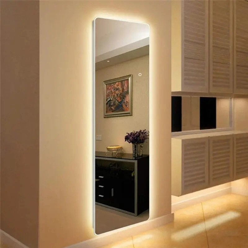 Wall Full Mirror Hotel Bathroom LED Full Length Mirror with Light