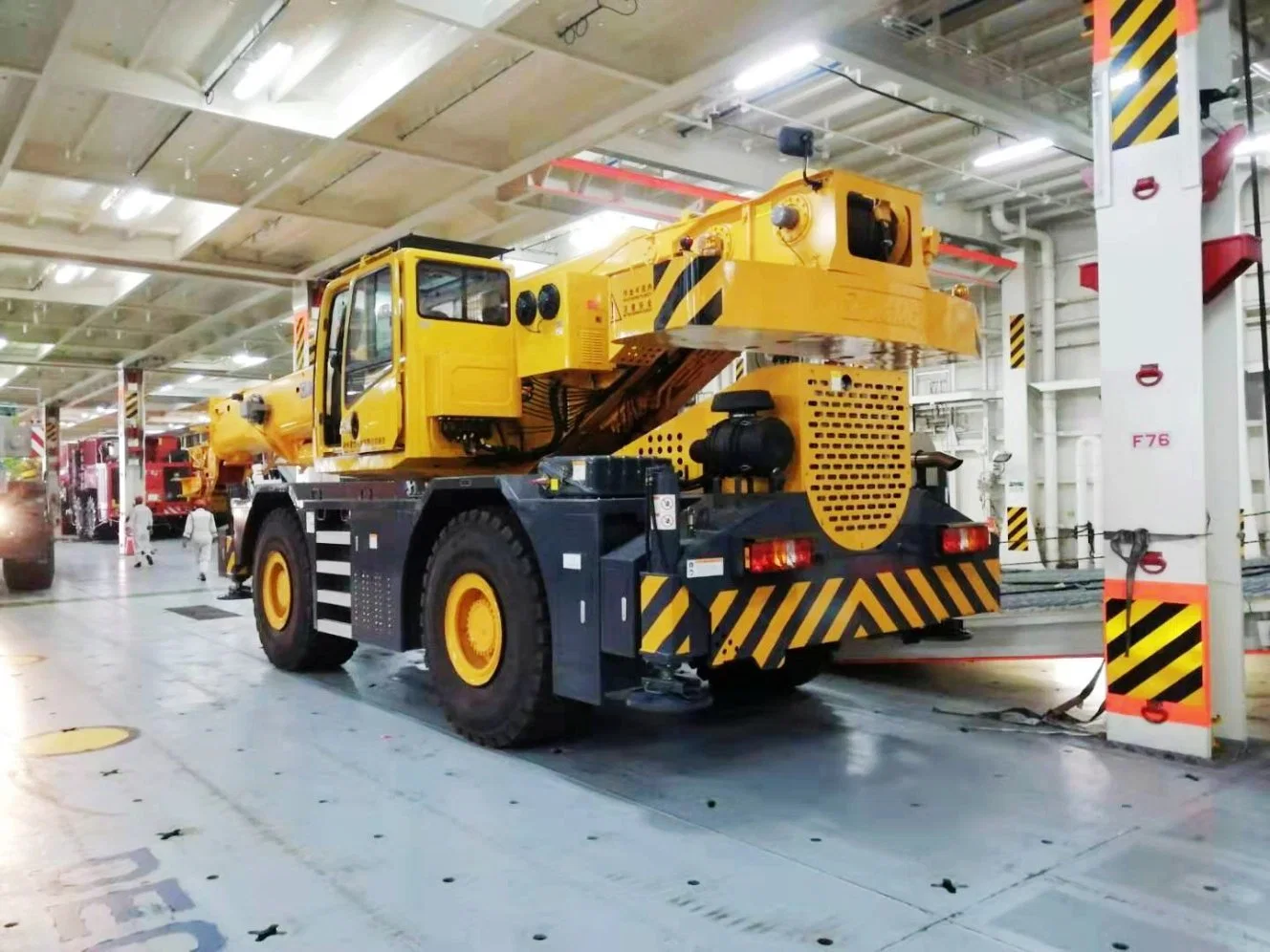 Rt50 un terrain accidenté Crane 50 tonnes de capacité de levage