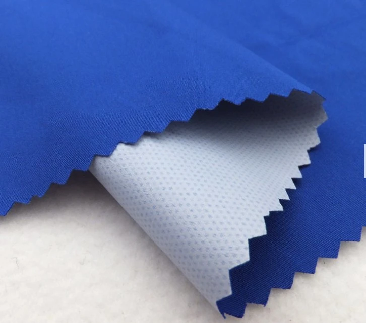 Nylon Taslan tissu laminé Imprimer membrane TPU liant tissu imperméable Aération pour les vêtements de sport