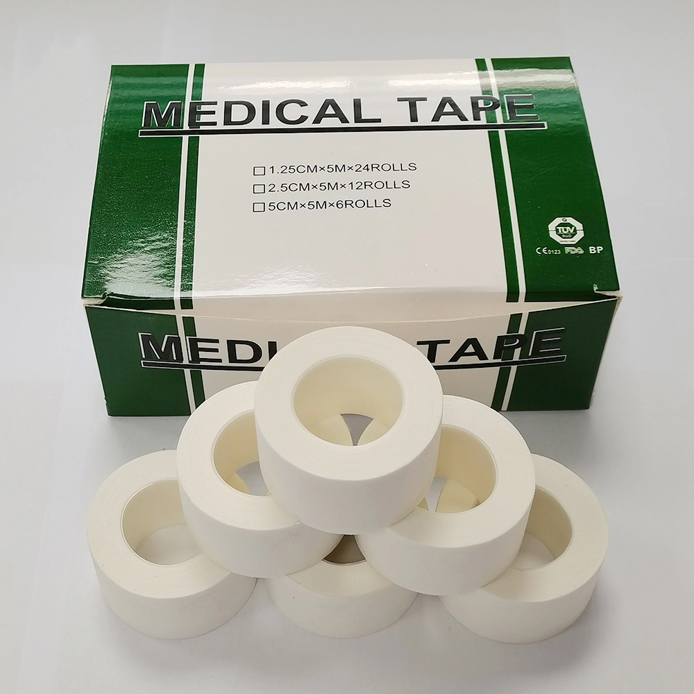 Zinc Oxide Adhesive Plaster Tinplate Pack Cotton Hot Melt Tape