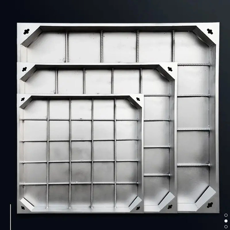 Good Quality Customized Square Stainless Steel Galvanized Manhole Cover for Road Beautify