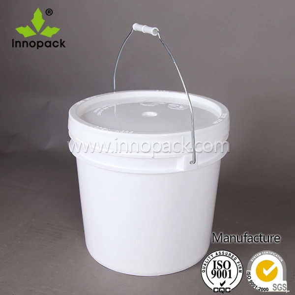 13L cubo de plástico con tapa de la cuchara alimentos fabricados en China Wholesale