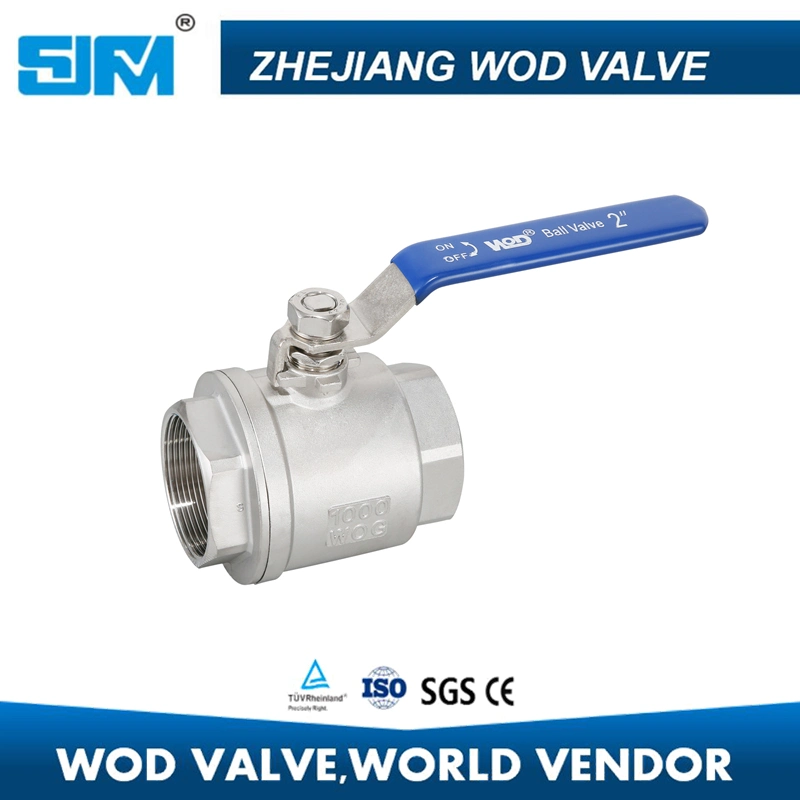 Full Port Industrial 2PC Ball Valve