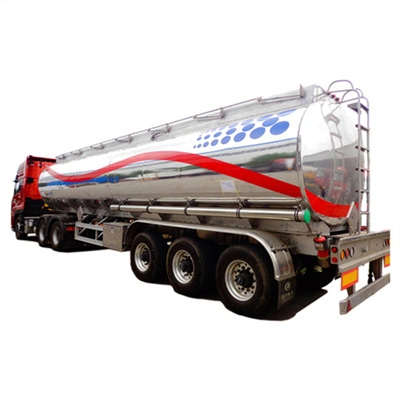 42cbm 45cbm Europe Standard Aluminum Alloy Adr Oil Tank Trailer Petrol Tank