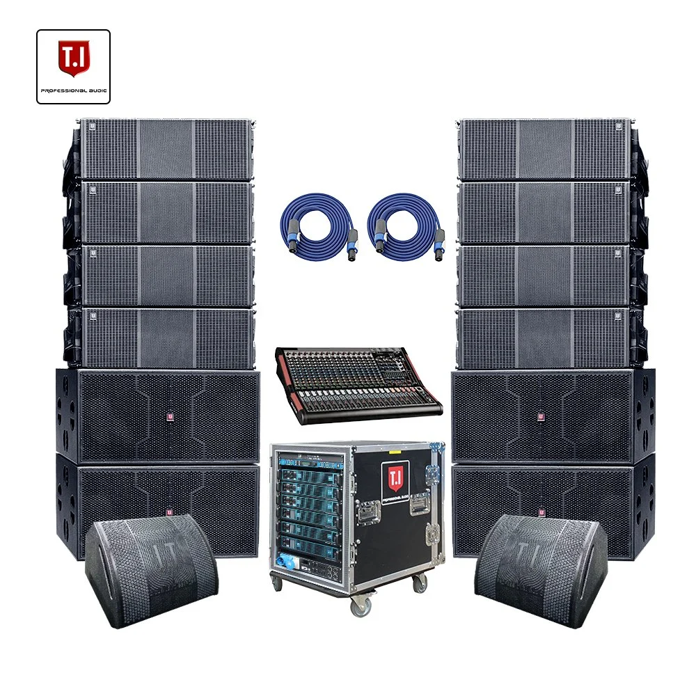 PRO Audio Dual 12 Inch 2000W Professional Line Array System Passive Powered Speaker DJ