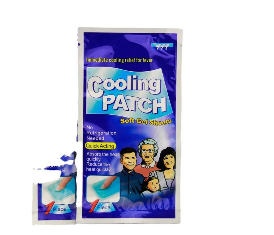 Hot Summer Anti-Heat colorido confortável Mint personalizado Hydrogel Cool médico Patchs de gelo