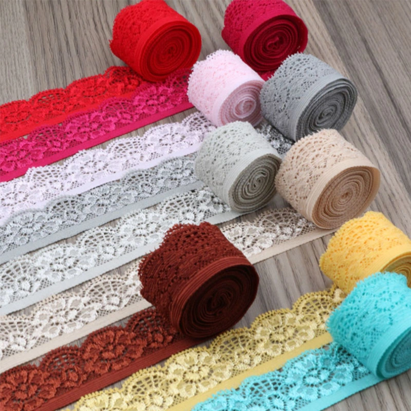 Lace Trim Supplier, Underwear and Lingerie Spandex Nylon Lace