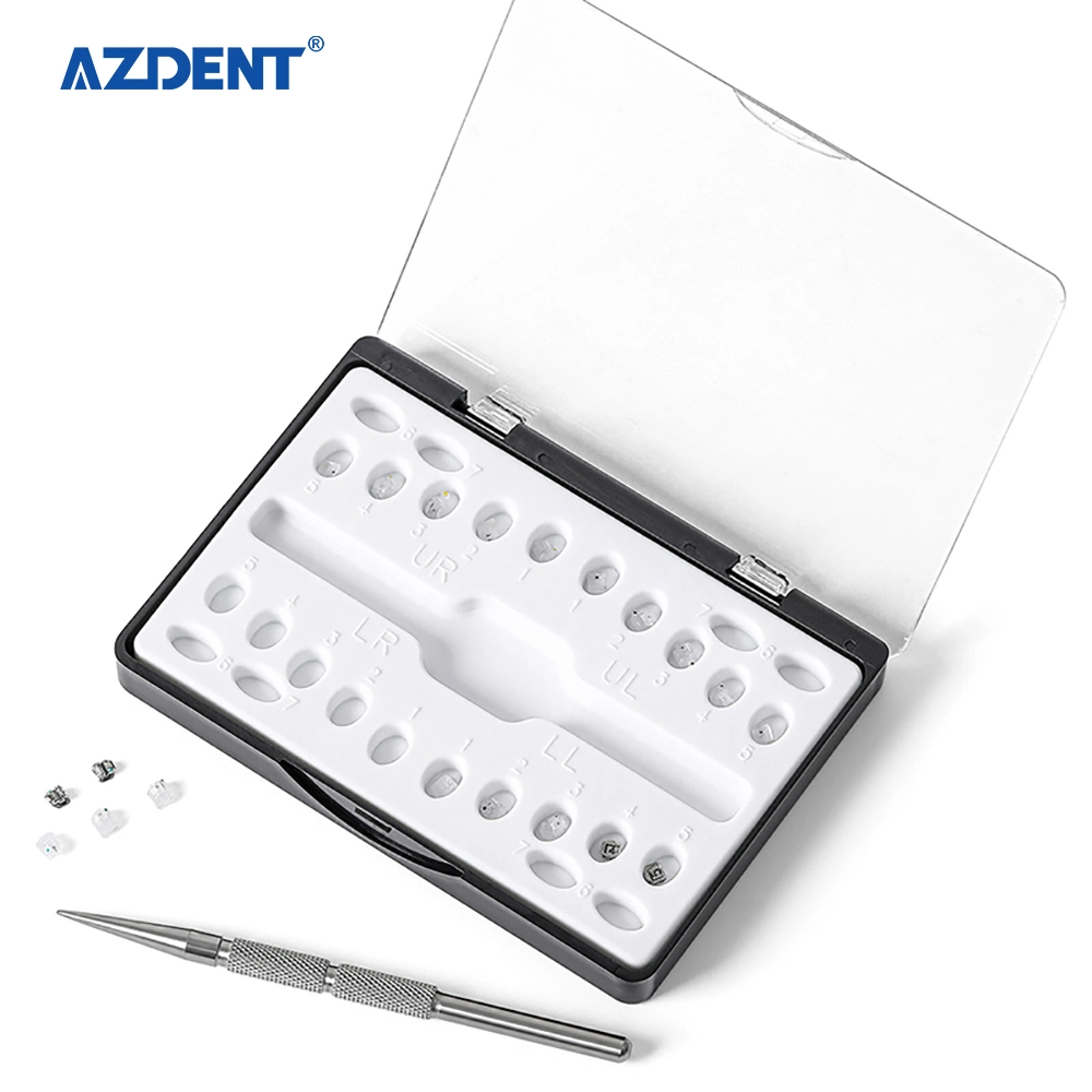 Cerámica Dental Self-Ligating Azdent el soporte de metal (auto-ligar bajar 4/5) Roth&amp;Mbt 0.022