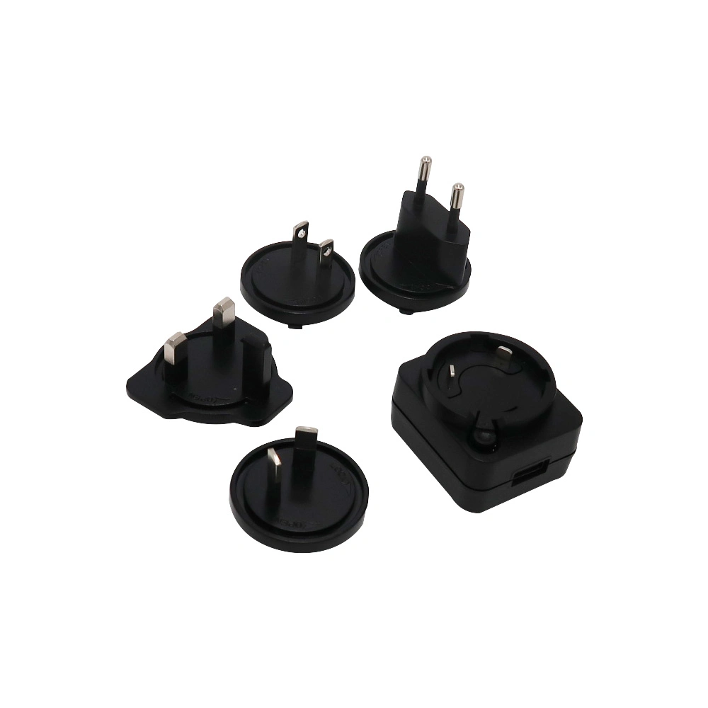 5V 1A Universal-Wandmontagenetzteil 5W EU/Au/US/UK/Kr austauschbar Schließen Sie das Micro-USB-Ladegerät an