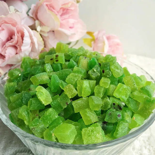 High quality/High cost performance  New Crop Dried Kiwi Slice Kiwi Dices Cubes Green Kiwi Hot Sale