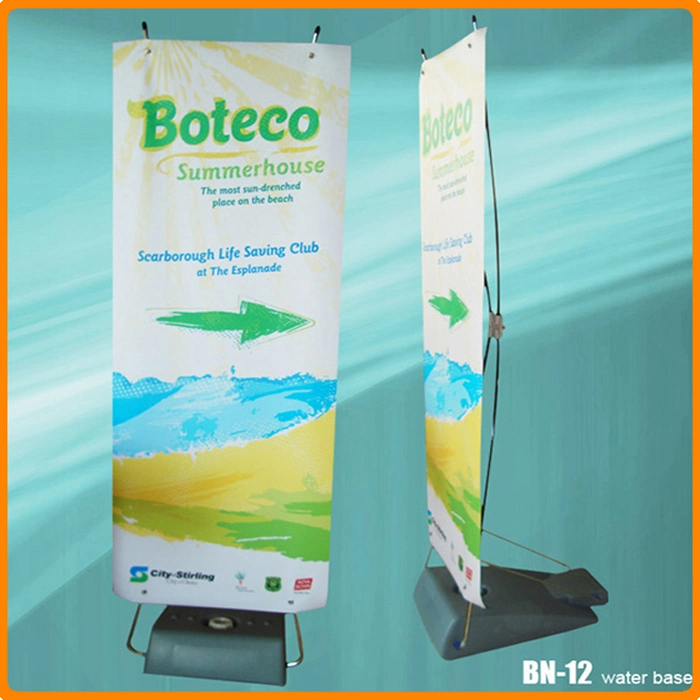 Manufacturer Display Stand Outdoor X Banner Display Stand with Water Tank