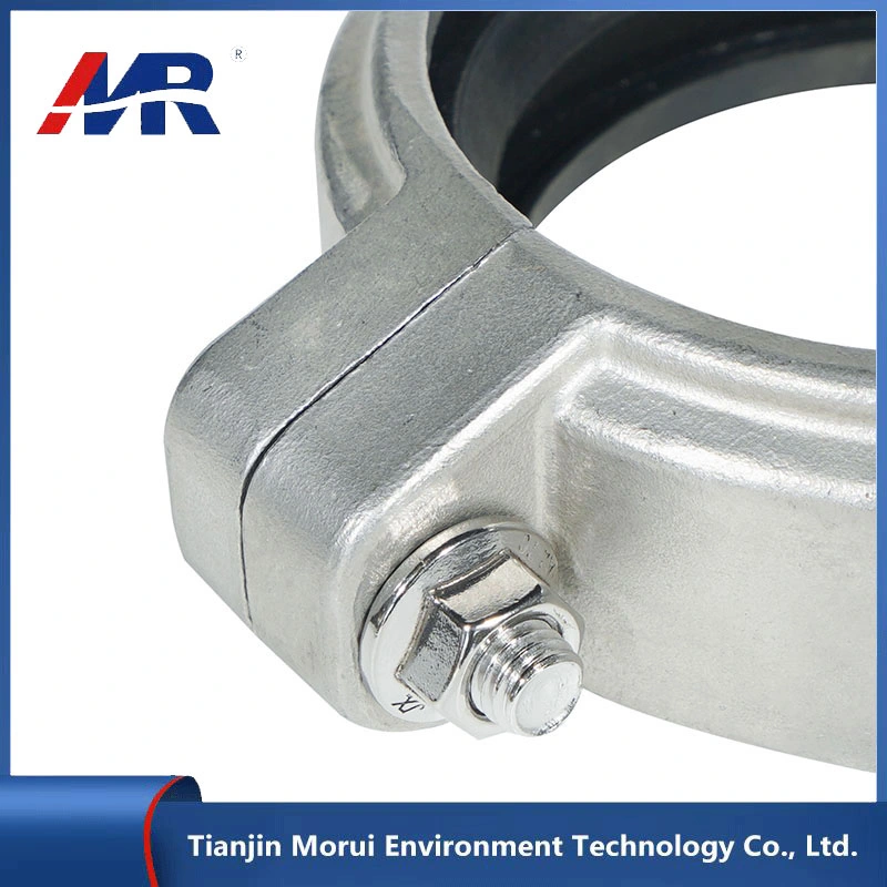 Water Treatment Corrosion Resistant DN30-300 304 Stainless Steel Grooved Pipe Coupling Clamp