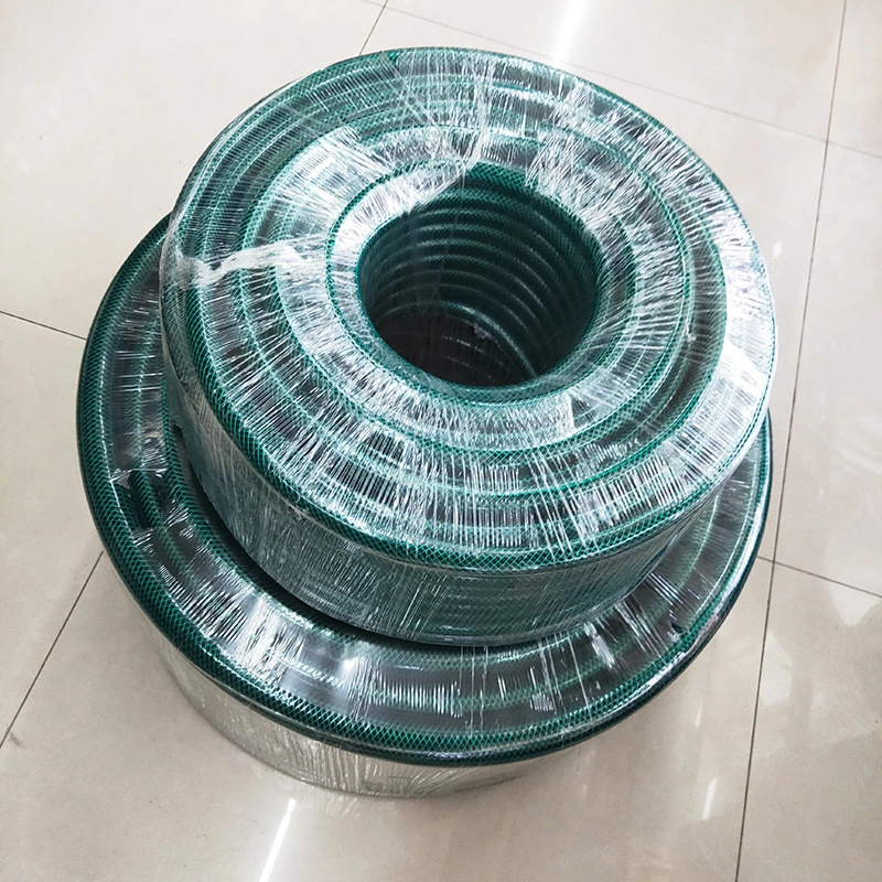 PVC Reinforced Garden Hose Pipe with Spray Gun Fittings