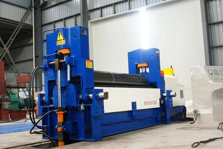 Roller Bending Sheet Metal 3 Roller Pipe Bending Machine Metal Roll Machine