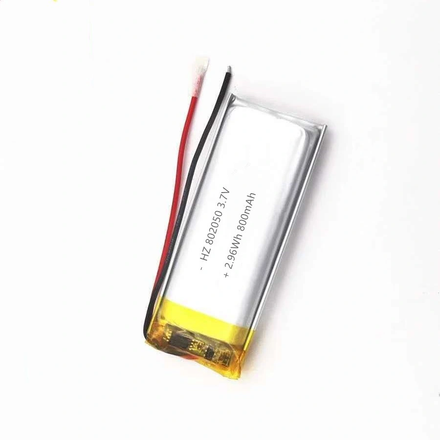 Factory Lipo 3.7V 800mAh Rechargeable Lipo Battery 802050 for Smartwatch