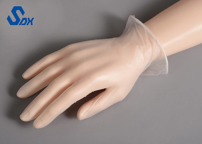 Electronics Semiconductor Chemical Resistance PVC Cleanroom Gloves