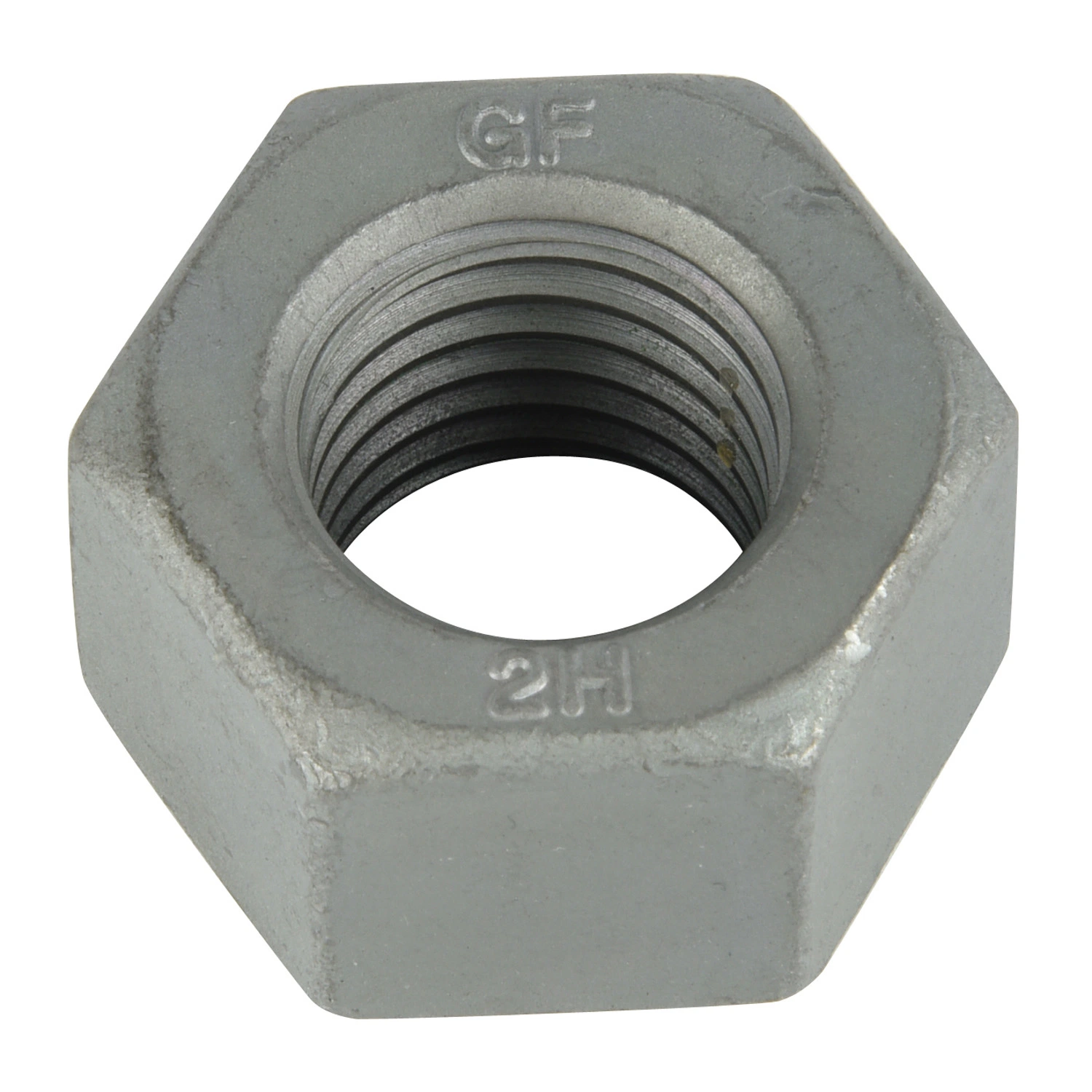 Heavy Hex Nuts HDG Gr. Dh ASTM a-563 Per ASTM a-153tapped. 031 Oversized (HHO-610)