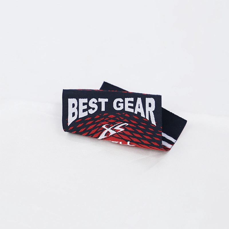 High quality/High cost performance  Full Logo Pattern Custom Woven Label