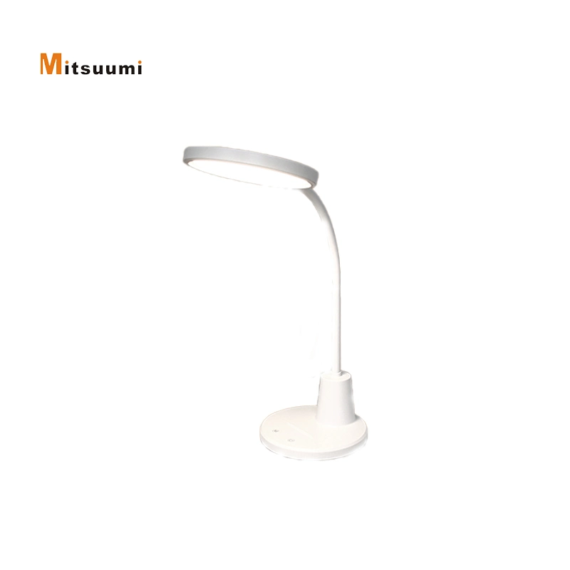 Lámpara de mesa LED blanca de alta calidad con interruptor táctil Luz de lectura