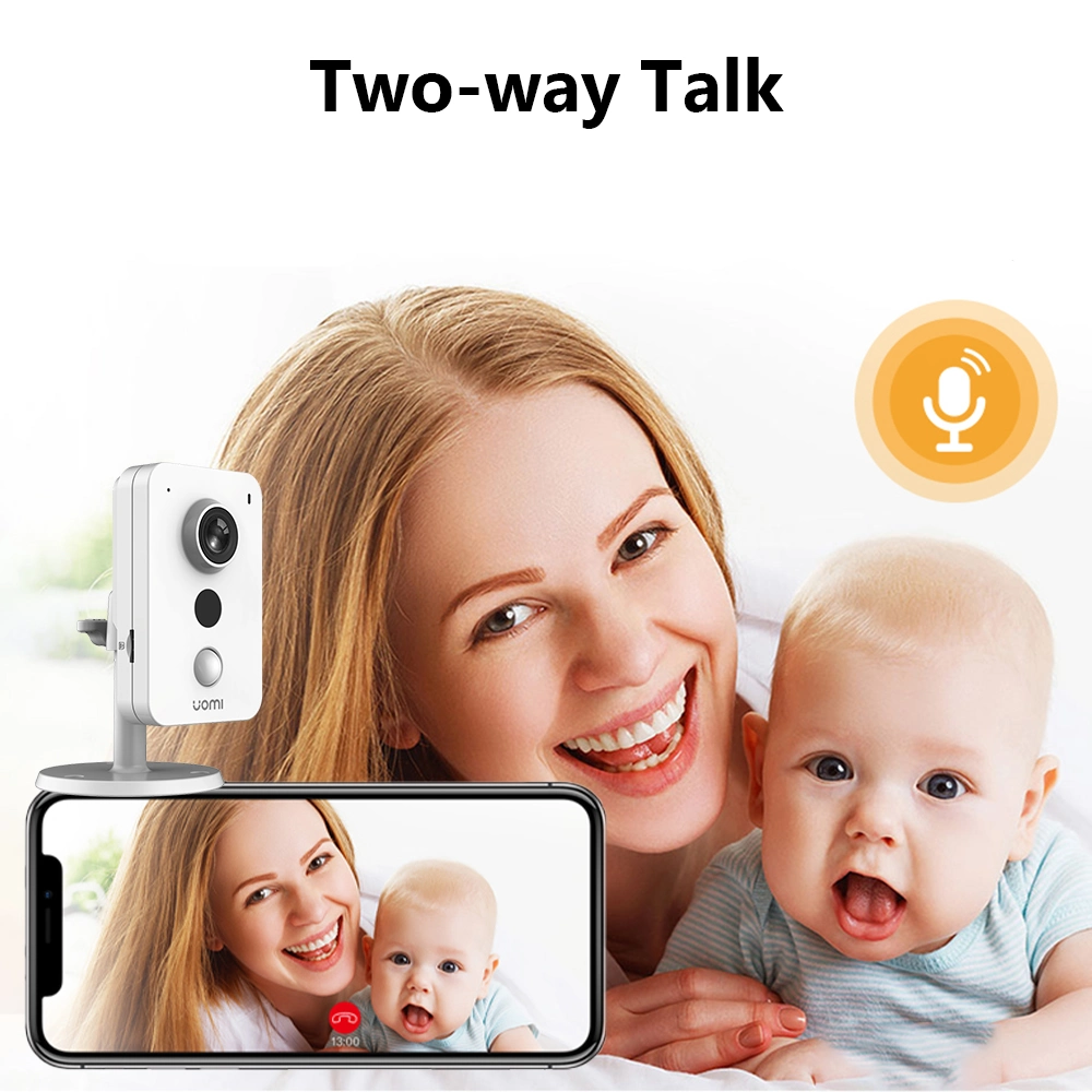 Dahua Imou Cube Poe 2MP WiFi Smart Home IP Camera Two-Way Video Talk Wireless Baby Monitor PIR Human and Sound Detection Mini CCTV Camera (Ipc-K22ap)