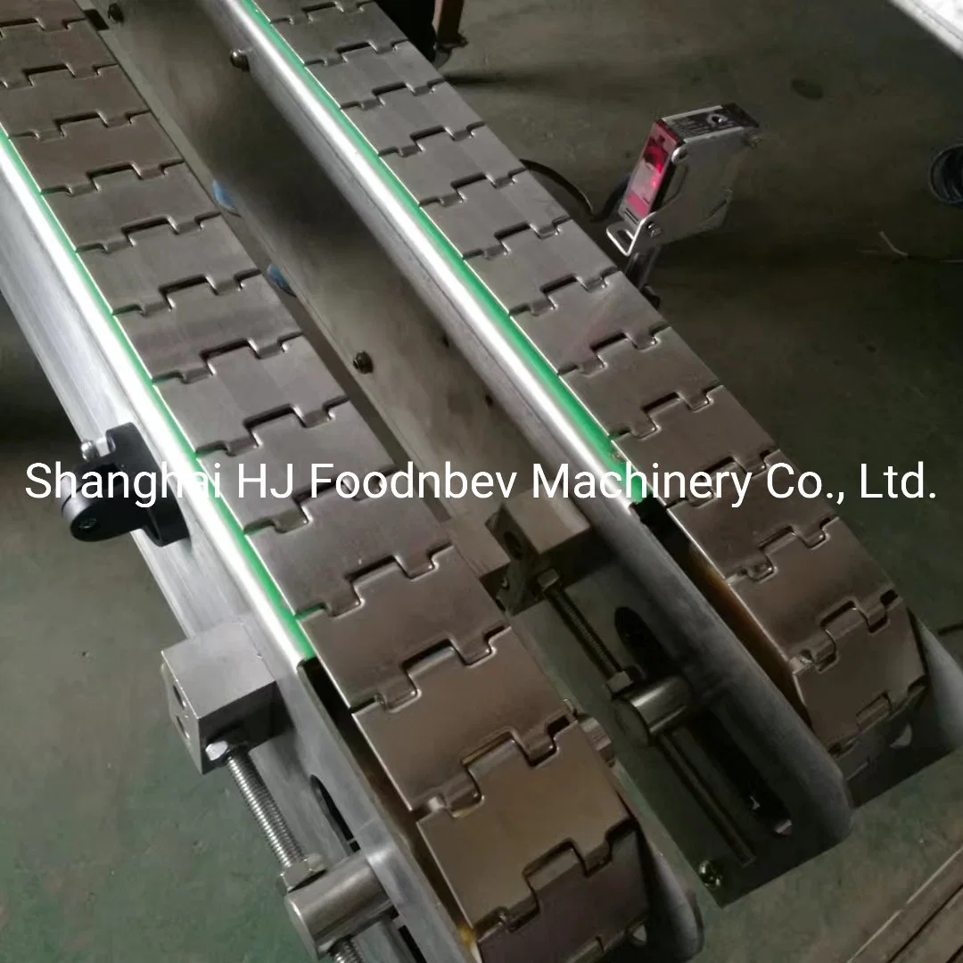 Stainless Steel Can Conveyor System/Roller Conveyor Table Pempered Glass Table Ss Top Chain Conveyor