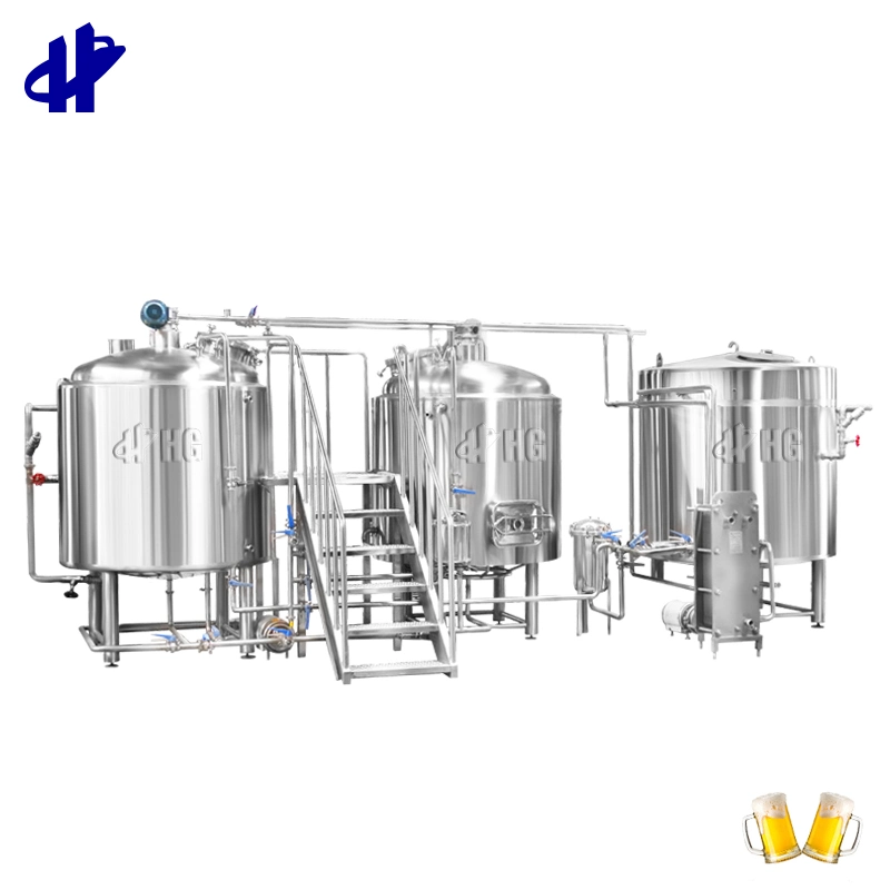 800L 1000L 1500L 2000L Stainless Steel Combined Brewhouse Turnkey Project of Brewery Whole Set Beer Brewing Equipment